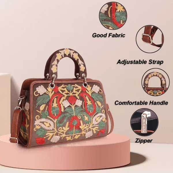 Tan___Leather_Classy_Gorgeous_Embroidered_Stylish_Design_Crossbody_Shoulder_Handbag_With_Embroidered_Handle_For_Women