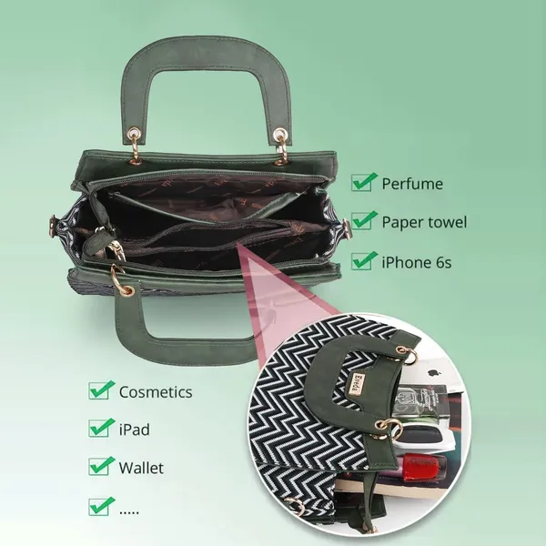 Green___Leather'S_Hand_Bag_|_Ladies_Purse_|_Shoulder_Bag_For_Women