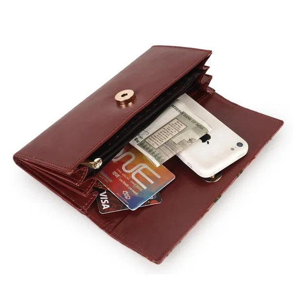Maroon_Gorgeous_Embrodeiry_Clutch_Ladies_Party_Wedding_Purse_Bag_For_Women