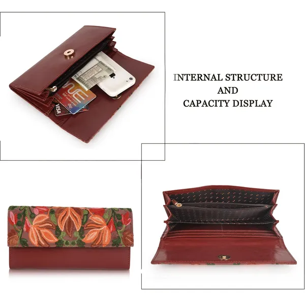 Maroon_Gorgeous_Embrodeiry_Clutch_Ladies_Party_Wedding_Purse_Bag_For_Women