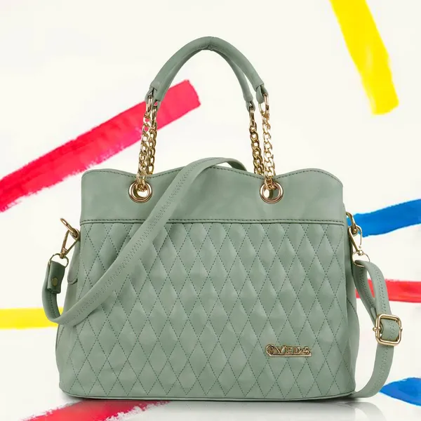 Sea_Green___Vegan_Leather_Classic_Chain_Strap_Top_Handle_Handheld_Shoulder_Crossbody_Water_Resistant_Handbag_For_Women