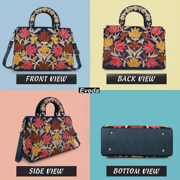 Blue___Leather_Gorgeous_Embroidery_Stylish_Design_Shoulder_Crossbody_Hobo_Handbag_For_Women