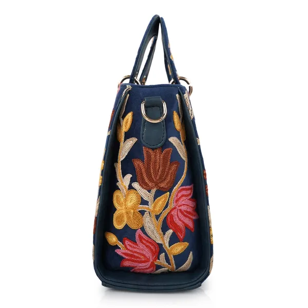 Blue___Leather_Gorgeous_Embroidery_Stylish_Design_Shoulder_Crossbody_Hobo_Handbag_For_Women