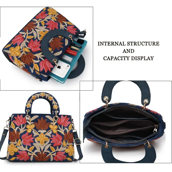 Blue___Leather_Gorgeous_Embroidery_Stylish_Design_Shoulder_Crossbody_Hobo_Handbag_For_Women