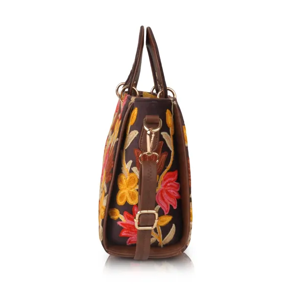 Brown_Leather_Gorgeous_Embroidery_Stylish_Design_Shoulder_Crossbody_Hobo_Handbag_For_Women