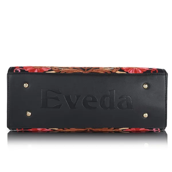 Black___Leather_Classy_Gorgeous_Embroidered_Stylish_Design_Crossbody_Shoulder_Handbag_With_Embroidered_Handle_For_Women