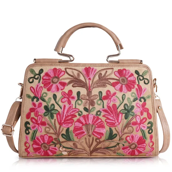Pink_Leather_Stylish_Trendy_Design_Shoulder_Crossbody_Hobo_Handbag_For_Women