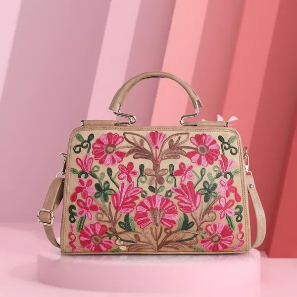 Pink_Leather_Stylish_Trendy_Design_Shoulder_Crossbody_Hobo_Handbag_For_Women