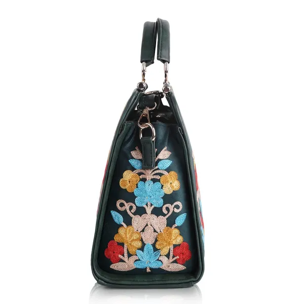 Green_Leather_Stylish_Trendy_Design_Shoulder_Crossbody_Hobo_Handbag_For_Women