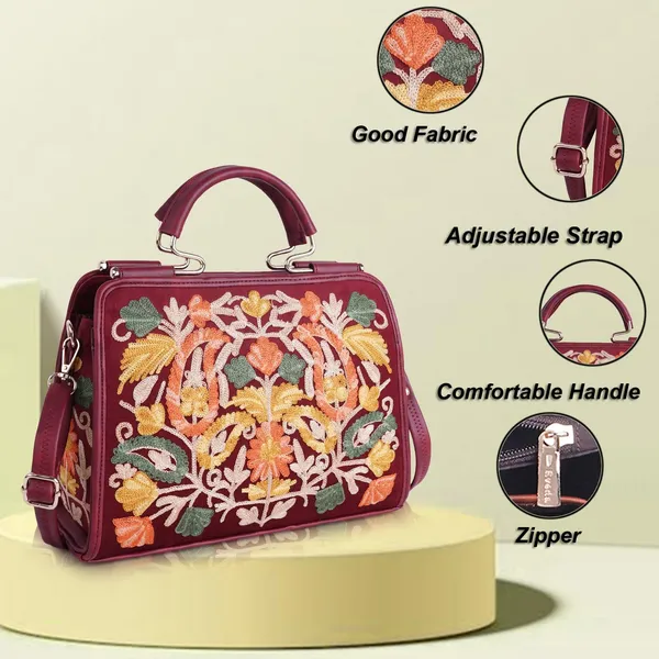 Maroon_Leather_Stylish_Trendy_Design_Shoulder_Crossbody_Hobo_Handbag_For_Women