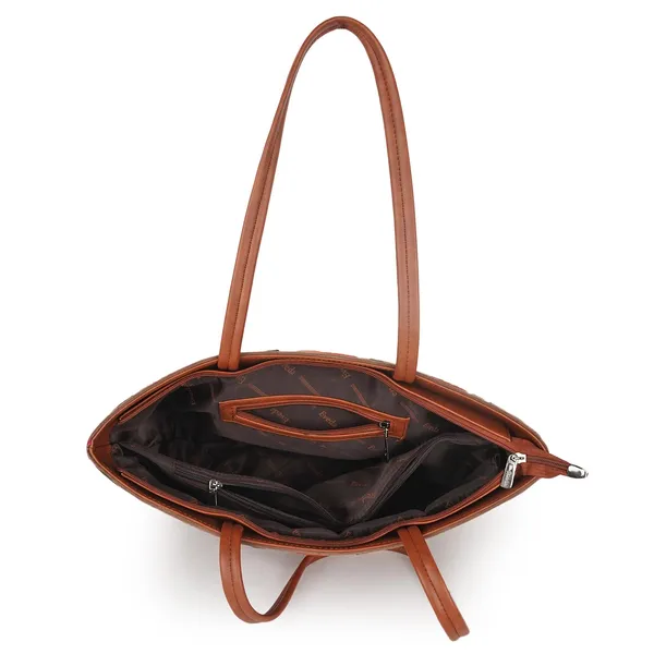 Tan_Leather_Gorgeous_Embrodeiry_Stylish_Design_Tote_Hobo_Handbag_For_Women