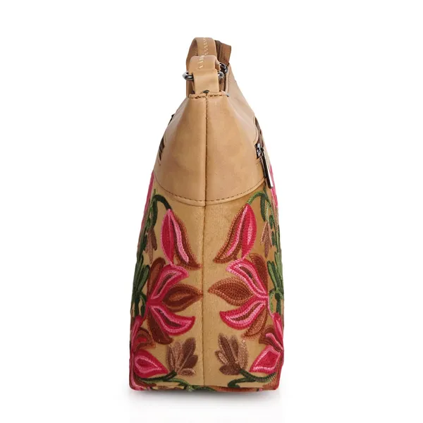 Beige_Leather_Gorgeous_Embroidered_Stylish_Design_Shoulder_Crossbody_Side_Sling_Bag_For_Women