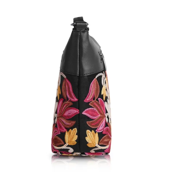 Black_Leather_Gorgeous_Embroidered_Stylish_Design_Shoulder_Crossbody_Side_Sling_Bag_For_Women