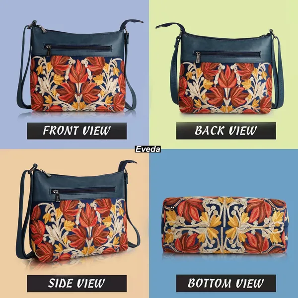 Blue_Leather_Gorgeous_Embroidered_Stylish_Design_Shoulder_Crossbody_Side_Sling_Bag_For_Women