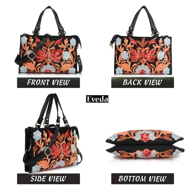 EVEDA_Synthetic_Velvet_Gorgeous_Embrodeiry_Stylish_Design_Women_seling_bag
