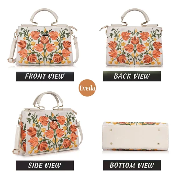 VELUCIA_Floral_Embroidered_Handbag,_Floral_Leather_Handle_and_Strap_(Cream)