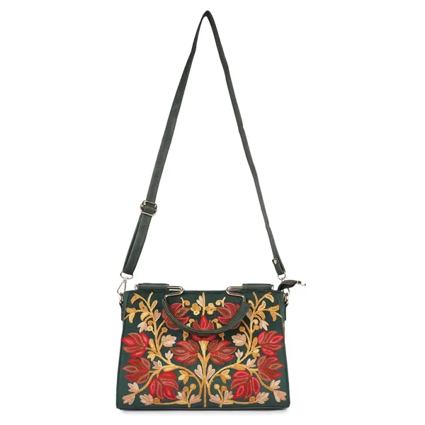 VELUCIA_Floral_Embroidered_Handbag,_Floral_Leather_Handle_and_Strap_(Olive)