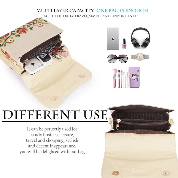 VELUCIA_Floral_Embroidered_Crossbody_Sling_Bag_with_Top_Handle,_Vintage_Style_Canvas_for_Women_(Beige)