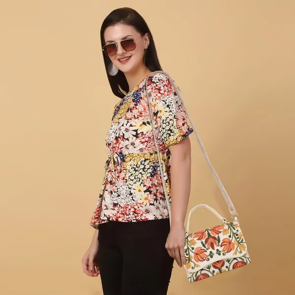 VELUCIA_Floral_Embroidered_Crossbody_Sling_Bag_with_Top_Handle,_Vintage_Style_Canvas_for_Women_(Beige)