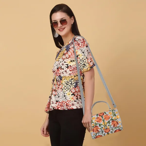 VELUCIA_Floral_Embroidered_Crossbody_Sling_Bag_with_Top_Handle,_Vintage_Style_Canvas_for_Women_(Grey)