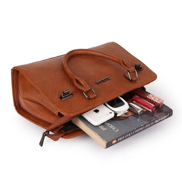 EVEDA_Synthetic_Gorgeous_Stylish_Handel_Design_Women_Handbag