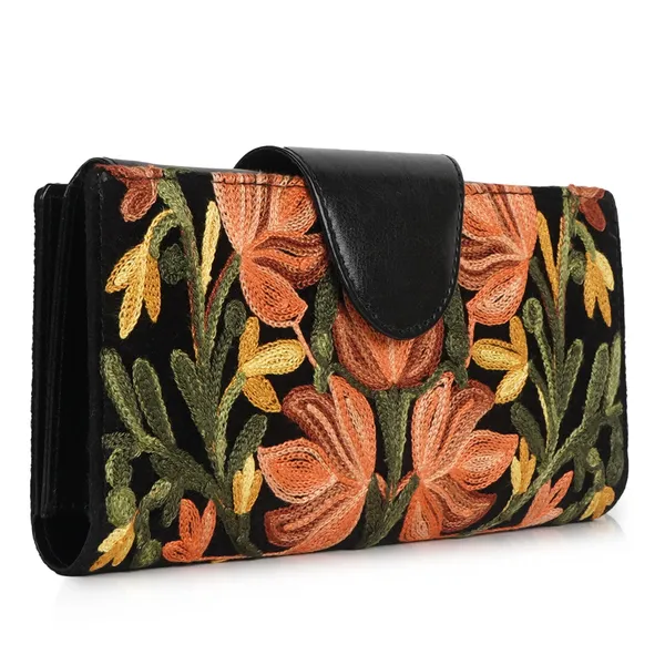 EVEDA_Floral_Embroidered_Wallet_for_Women
