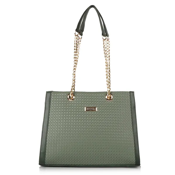 VEDA_Synthetic_Vegan_Leather_Classic_Chain_Strap_Top_Handle_Handheld_Shoulder_Crossbody_Water_Resistant_Handbag_For_Women