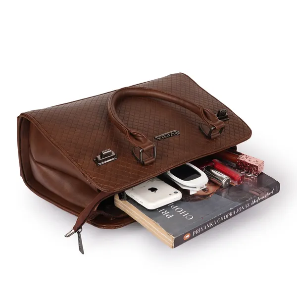 EVEDA_Synthetic_Gorgeous_Stylish_Handel_Design_Women_Handbag