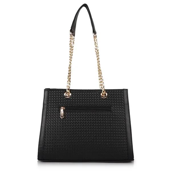 VEDA_Synthetic_Vegan_Leather_Classic_Chain_Strap_Top_Handle_Handheld_Shoulder_Crossbody_Water_Resistant_Handbag_For_Women