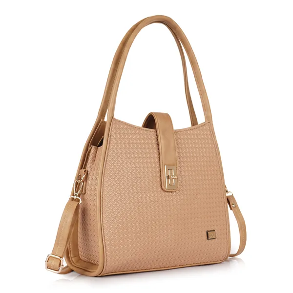 VEDA_Synthetic_Vegan_Leather_Classic_Chain_Strap_Top_Handle_Handheld_Shoulder_Crossbody_Water_Resistant_Handbag_For_Women