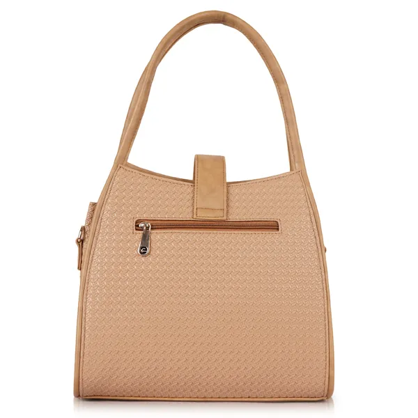 VEDA_Synthetic_Vegan_Leather_Classic_Chain_Strap_Top_Handle_Handheld_Shoulder_Crossbody_Water_Resistant_Handbag_For_Women