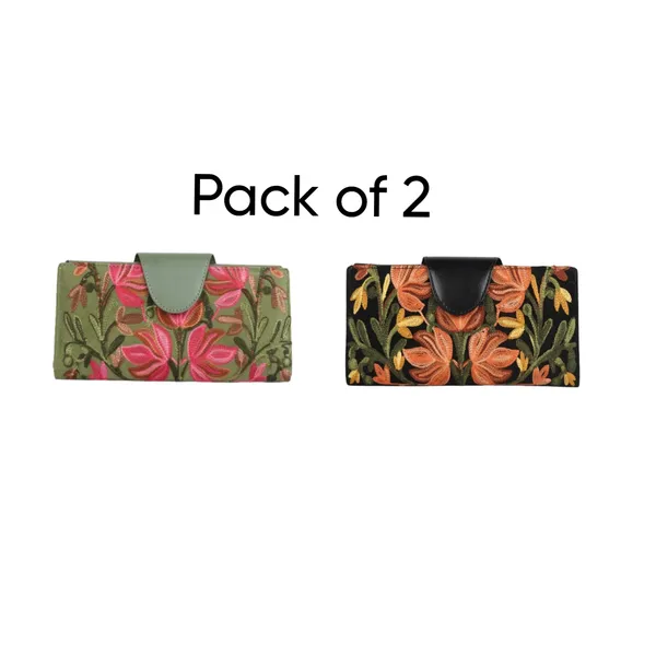 EVEDA_Floral_Embroidered_Wallet_for_Women