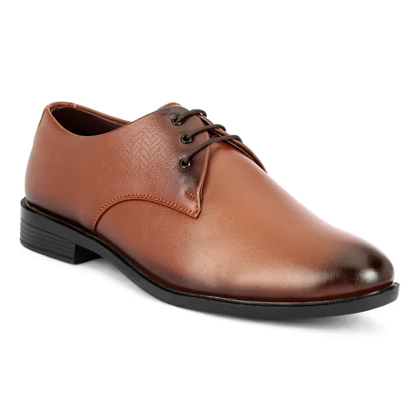 Tan_Synthetic_Leather_Airmix_Sole_Shoes_For_Men