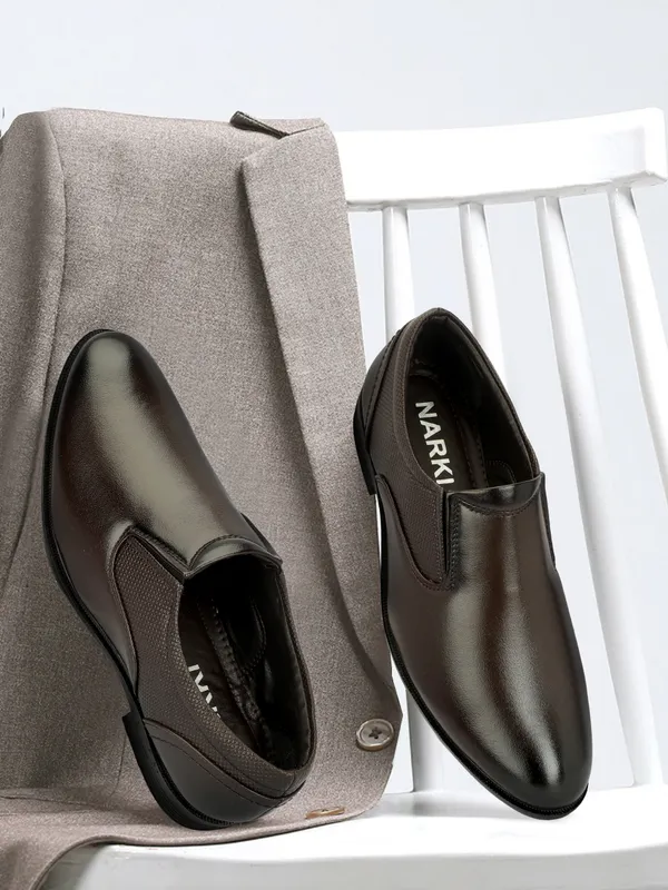 Brown_Synthetic_Stylish_Slip-On_For_Men