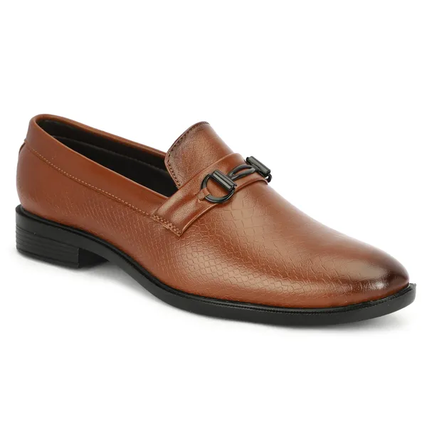 Tan_Synthetic_Leather_Horsebit_Loafers_For_Men