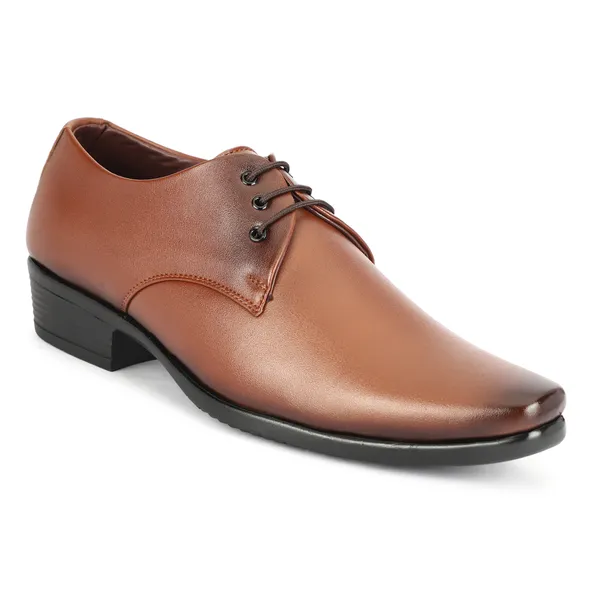 Tan_Synthetic_Leather_Airmix_Sole_Shoes_For_Men