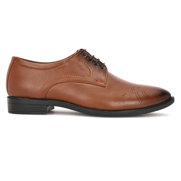 Tan_Synthetic_Leather_Airmix_Sole_Shoes_For_Men