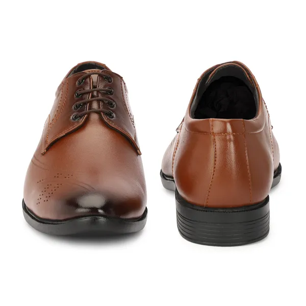 Tan_Synthetic_Leather_Airmix_Sole_Shoes_For_Men