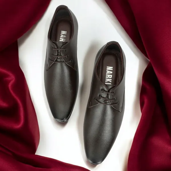 Brown_Synthetic_Leather_Airmix_Sole_Shoes_For_Men