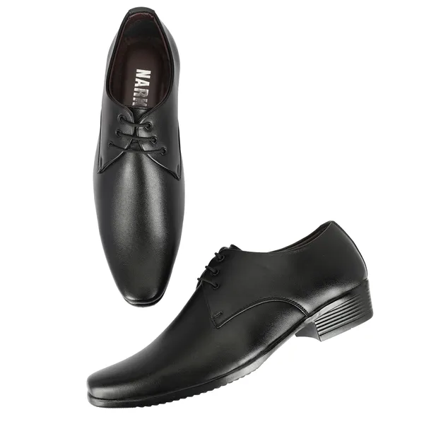 Black_Synthetic_Leather_Airmix_Sole_Shoes_For_Men