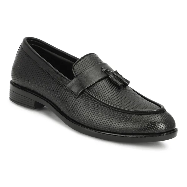 Black_Synthetic_Leather_Tassel_Loafers_For_Men