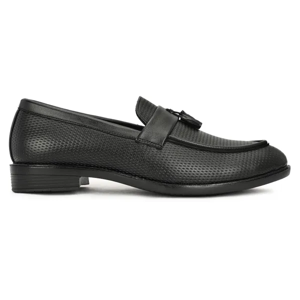 Black_Synthetic_Leather_Tassel_Loafers_For_Men