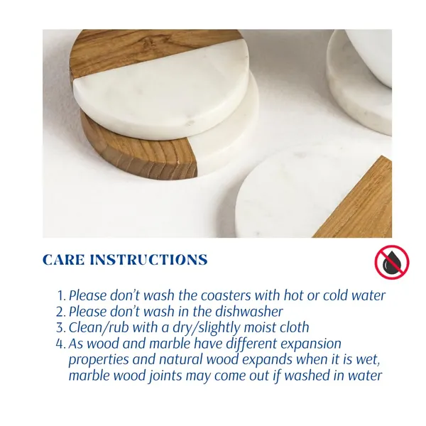 Handmade_Vintage_Wooden_&_Marble_Coaster_Set_of_4_|_White_&_Brown_Square_Drink_Coasters