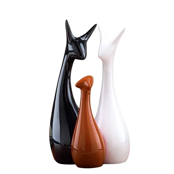 Ceramic_Deer_Family_Showpiece_Set_|_Antique_Decorative_Animal_Figurines_for_Home_&_Housewarming_Gifts