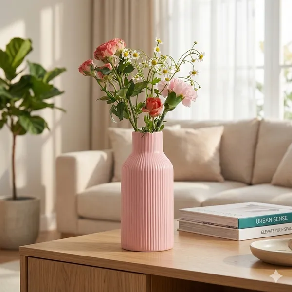 Light_Pink_&_Black_Ceramic_Modern_Flower_Vase_|_Nordic_Decorative_Centerpiece_for_Home_Decor