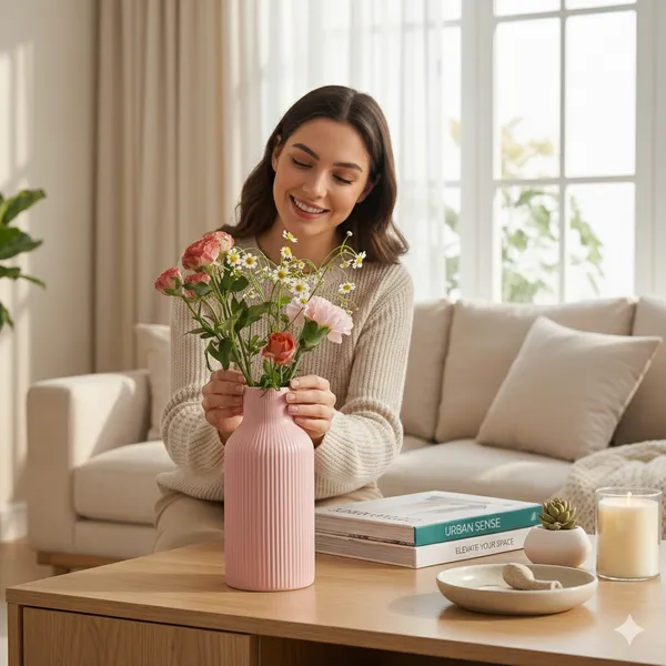Light_Pink_&_Black_Ceramic_Modern_Flower_Vase_|_Nordic_Decorative_Centerpiece_for_Home_Decor