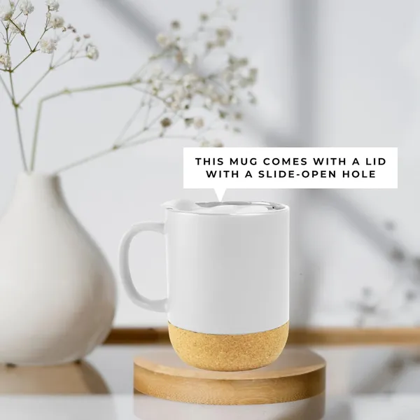 White_Ceramic_Mug_with_Cork_Base_(450ml)_|_Splash-Proof_Lid_|_Tea_&_Coffee_Cup