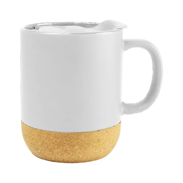 White_Ceramic_Mug_with_Cork_Base_(450ml)_|_Splash-Proof_Lid_|_Tea_&_Coffee_Cup