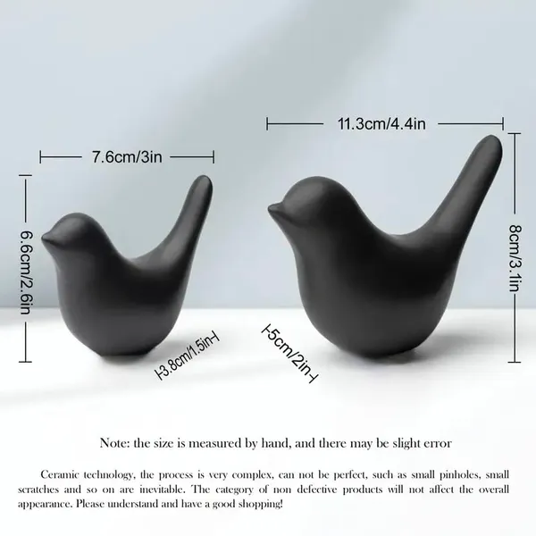 Black_Ceramic_Urban_Birds_Figurine_Set_of_2_|_Modern_Decorative_Showpieces_for_Home_&_Office