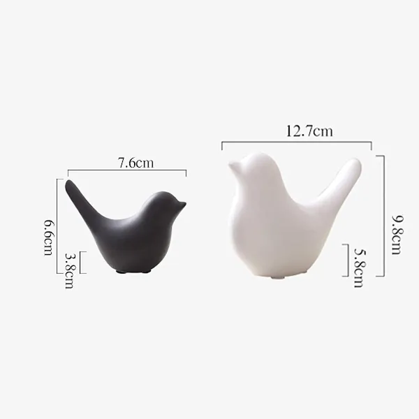 Ceramic_Birds_Figurine_Set_of_4_|_Blessing_Bird_Decorative_Showpieces_(2_Black,_2_White)